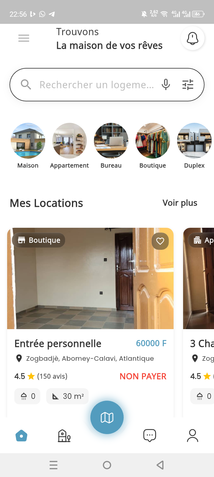 Impression d'écran du projet WebAgency